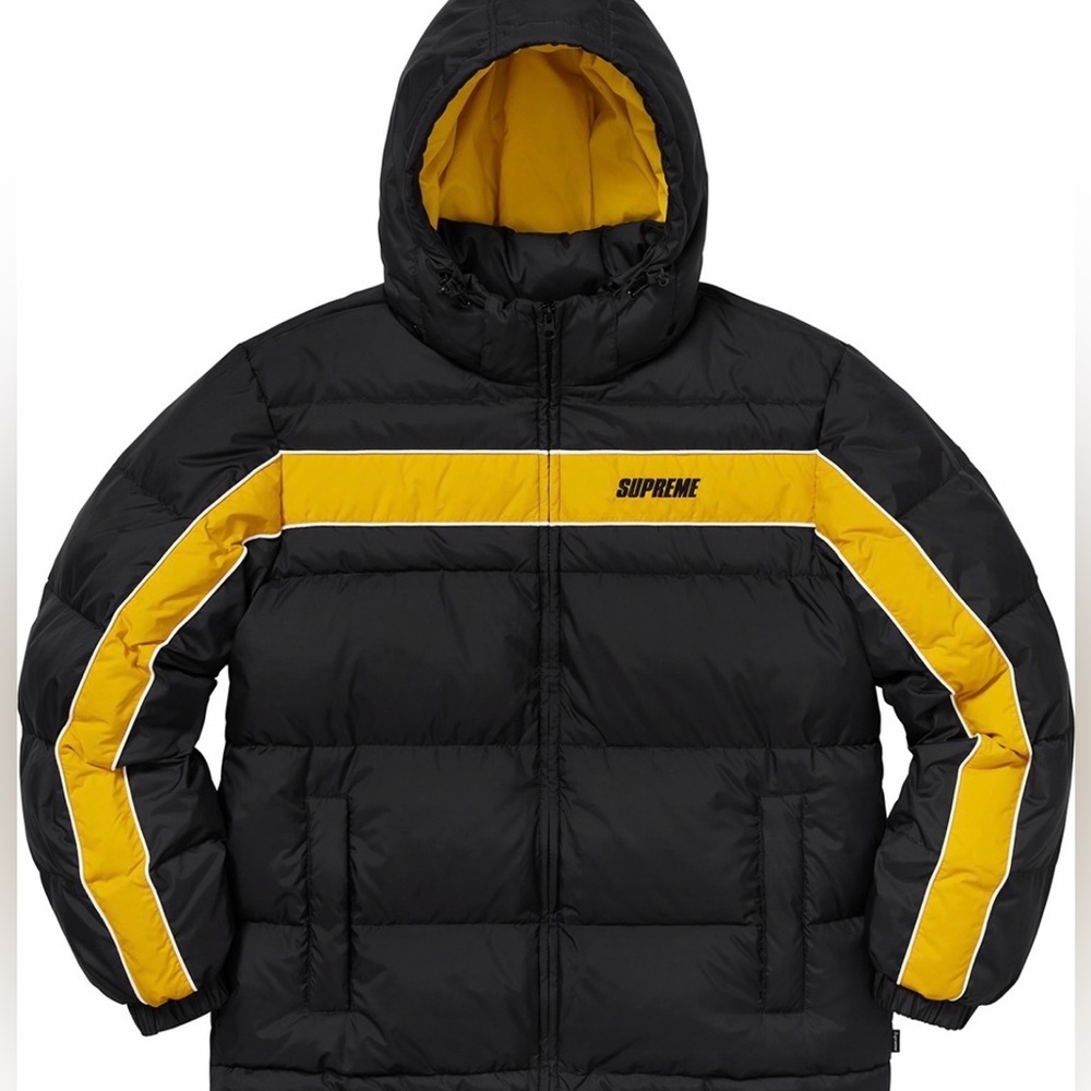 Supreme Stripe Panel Down Jacket